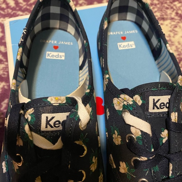 Summer Vibes!  KEDS ❤️ DRAPER JAMES MAGNOLIA NAVY NWB 8 - Picture 10 of 10